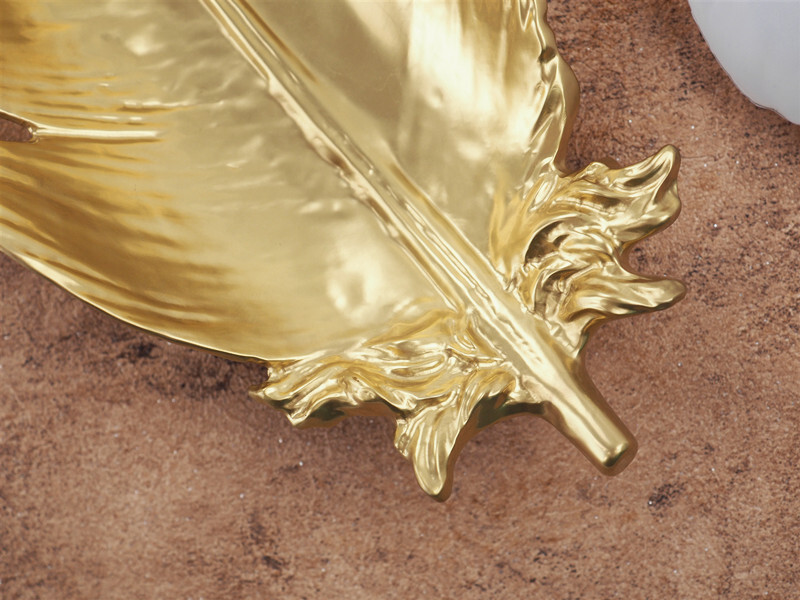 Направи си сам Кристална форма от епоксидна смола Перо Крило Чиния Декорация на чиния Настолно съхранение Огледало Силиконова форма