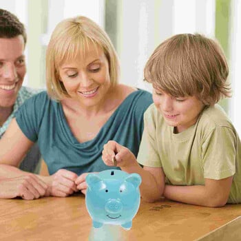 Imikeya Ceramic Piggy Bank Cute Pig Money Bank Τράπεζα νομισμάτων για αγόρια Διακοσμητικό δώρο εξοικονόμησης χρημάτων τράπεζας νομισμάτων