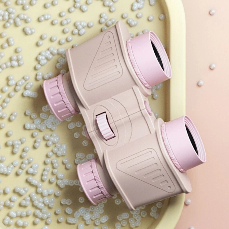 Džiunglių žiūronai didinamasis stiklas, nešiojamas vaikų didinamasis žaislas, smūgiams atsparus teleskopas gimtadienio dovanoms