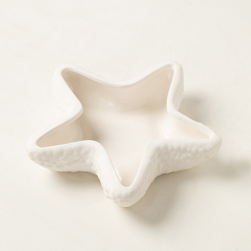 Meritähe keraamiline ehtetaldrik, sõrmuse nipsasjakeste hoidik, ookeani stiil, kõrvarõngad, kommide hoiutaldrik, lauakaunistuse tarvikud