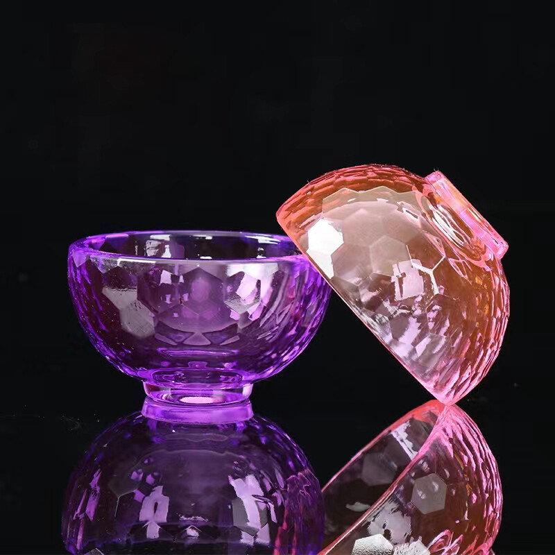 6 cm krištolinio stiklo dubuo eterinio aliejaus puodelis budistų indai namų dekoravimui