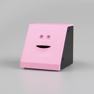 Човешко лице Касичка Кутия Спестовна банка Кутия за монети Пари Монета Играчка Спестовна банка за деца Подарък Машина за бонбони Декорация на дома