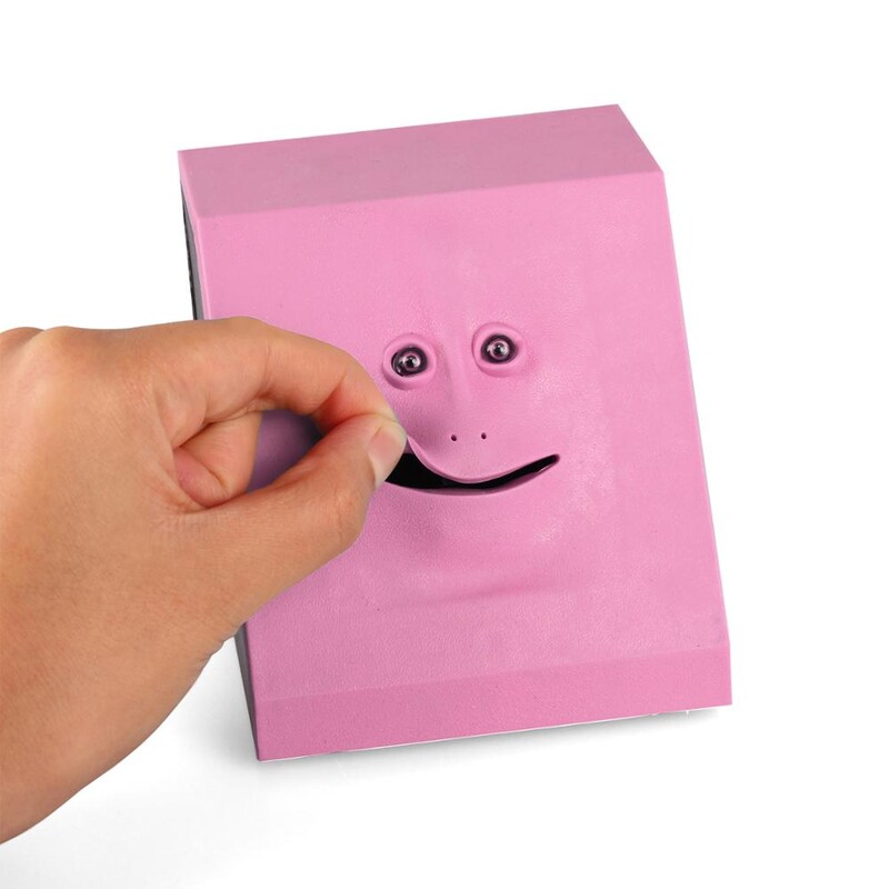 Човешко лице Касичка Кутия Спестовна банка Кутия за монети Пари Монета Играчка Спестовна банка за деца Подарък Машина за бонбони Декорация на дома