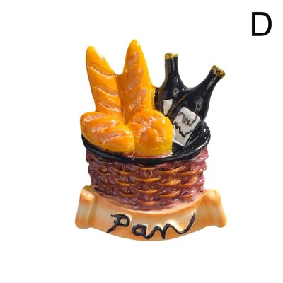 Симулация Храна Хладилник Магнитни стикери Смола Яйце Nordic Ins Декор Магнити за хладилници Домашен декор