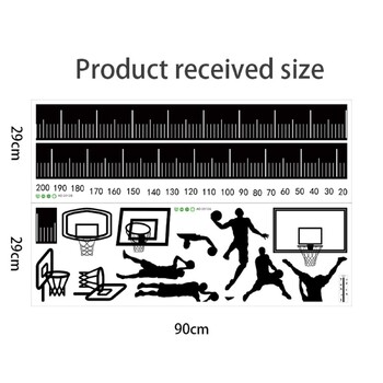Πίνακας ύψους Αυτοκόλλητο τοίχου Αυτοκόλλητα τοίχου DIY Δημιουργικός αυτοκόλλητος χάρακας τοίχου για παιχνίδι
