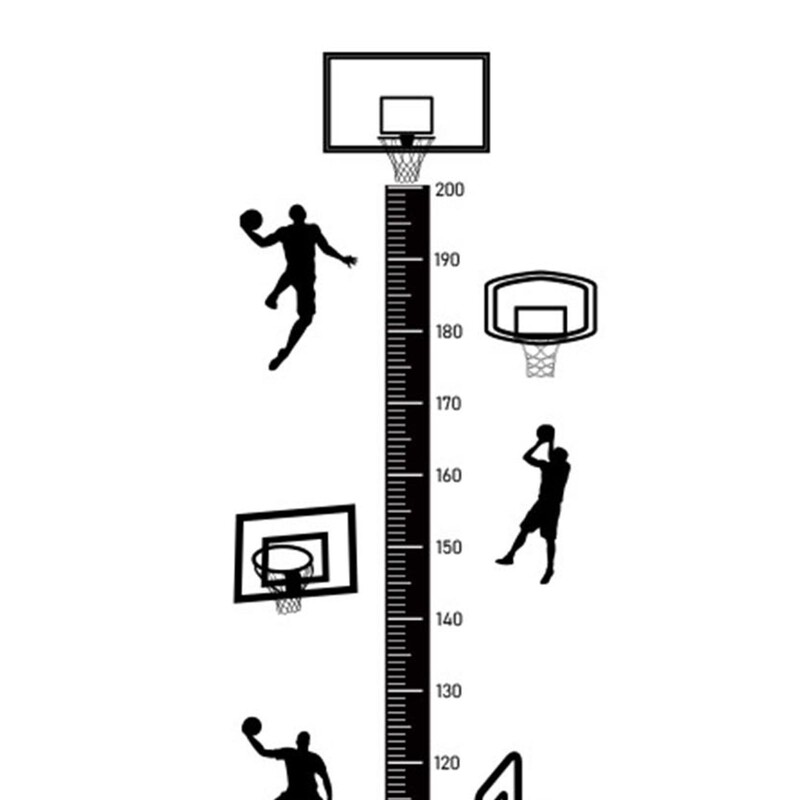 Aukščio diagrama Sienų lipdukas Sieninis lipdukas „Pasidaryk pats“ Creative, lipni sieninė liniuotė žaidimui