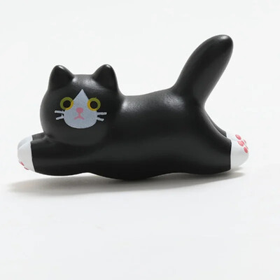 Сладка раирана котка Магнит за хладилник Офис Бяла дъска Карта Бележки Стикер за хладилник Креативна фотостенна магнитна катарама Домашен декор