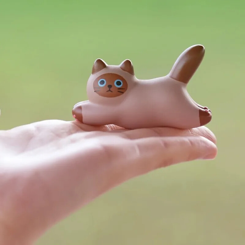 Сладка раирана котка Магнит за хладилник Офис Бяла дъска Карта Бележки Стикер за хладилник Креативна фотостенна магнитна катарама Домашен декор