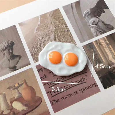 Стикер за хладилник Сладък анимационен триизмерен креативен магнитен стикер симулирана храна, хляб, послание, стикер, магнит