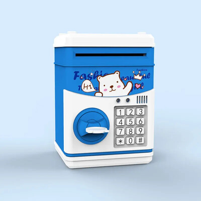 1kom višenamjenska kasica prasica Nesalomljiva dječja dječja kutija za pohranu kovanica staklenka za pohranu rođendanskih poklona igračke (otvorena ključem)