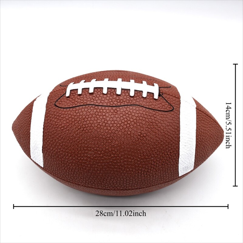 Ragbi kasica prasica. Može se pohraniti i dohvatiti. Presvučen vinilom. Otporan na padove. Simulacija. Desktop Ornament. Banka novac banka