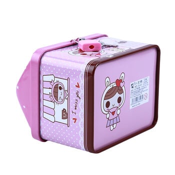 Creative Metal Piggy Bank Money Coin Box Cute Bear House Model Bank Coin Bank 2Colors Money Save Box Παιδιά Δώρα γενεθλίων για παιδιά