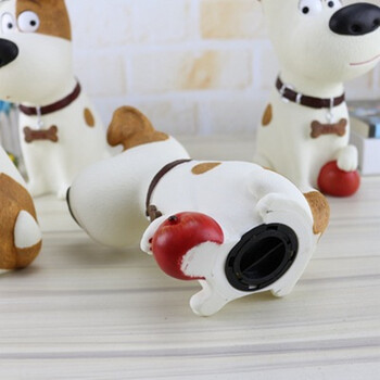 Mike Dog Piggy Bank Βινυλικά δώρα γενεθλίων για παιδιά Διακόσμηση επιφάνειας εργασίας Κουτιά αποθήκευσης χρημάτων Κέρμα θήκη Χειροτεχνία Στολίδι