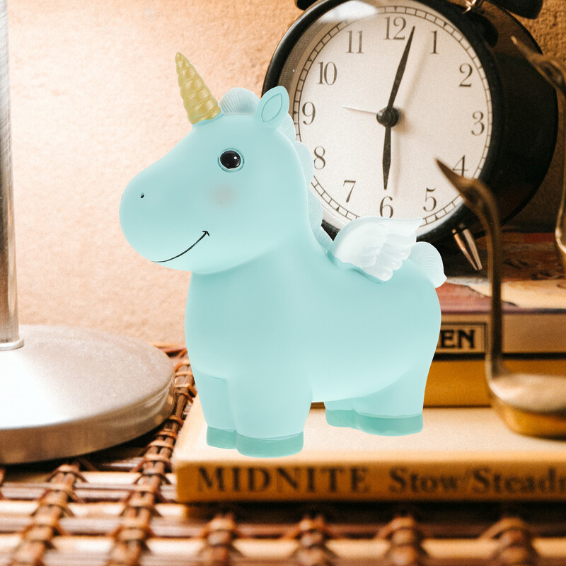 Kasica prasica za djecu Jednorog sitnice Djevojčice Noćni stolić Banke Ružičasti novac Dijete