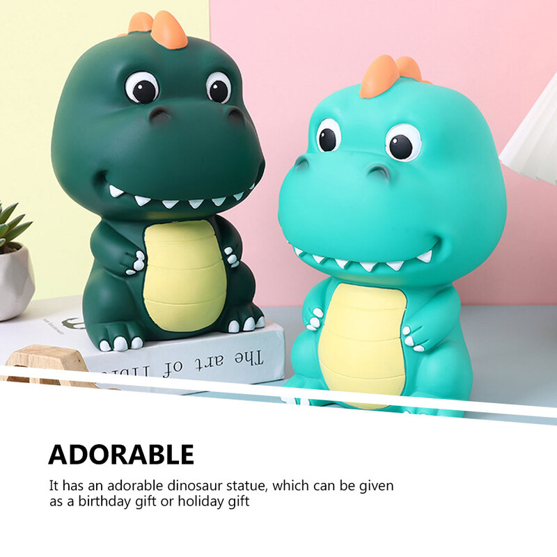Dinosauruse hoiupõrsas Dinosauruse kujuline rahapott Vinüülist mündikonteineri hoidik Ehitus Dekoratiivne Lapsepõlve Hucha