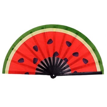 Folding Fan Floral Leopard Starry Sky Print Dance Fan Stylish Handheld Fan for Parties Performance Festivals