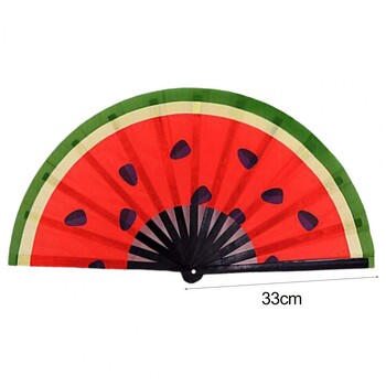 Folding Fan Floral Leopard Starry Sky Print Dance Fan Stylish Handheld Fan for Parties Performance Festivals