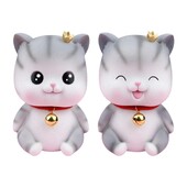 Котешка касичка Статуя Кутия за пари Колекция Контейнер Фигурка за работен плот Всекидневна Спалня Декорация Подарък за рожден ден