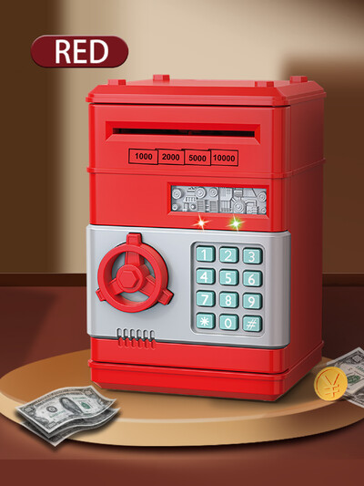 Lozinka za bankomat, kasica prasica, elektronička dječja bankovnica, kovanica s automatskim pomicanjem, kutija za uštedu papirnatog novca, darovi za 3+ dječaka i djevojčica