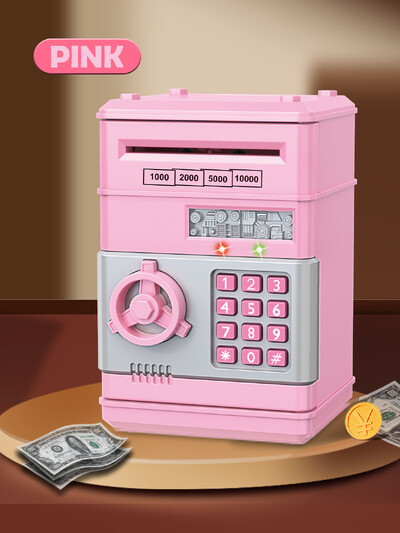 Lozinka za bankomat, kasica prasica, elektronička dječja bankovnica, kovanica s automatskim pomicanjem, kutija za uštedu papirnatog novca, darovi za 3+ dječaka i djevojčica