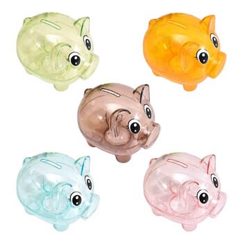 Pig Piggy Bank Animal Money Bank, Στολίδι επιφάνειας εργασίας Διακοσμητικό δώρο σε γλάστρα γουρουνιού