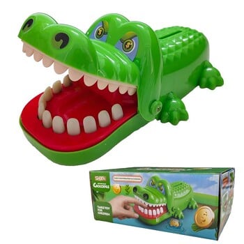 Crocodile Piggy Bank Fingers Bites Δόντια Χρηματοκιβώτιο Παιδικά Παιχνίδια Κέρμα Κουτί εξοικονόμησης χρημάτων Αστείο παιχνίδι αλληλεπίδρασης γονέα-παιδιού Δώρο γενεθλίων