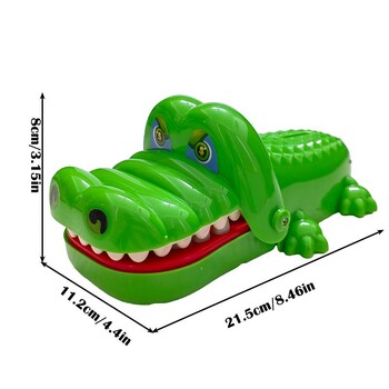 Crocodile Piggy Bank Fingers Bites Δόντια Χρηματοκιβώτιο Παιδικά Παιχνίδια Κέρμα Κουτί εξοικονόμησης χρημάτων Αστείο παιχνίδι αλληλεπίδρασης γονέα-παιδιού Δώρο γενεθλίων