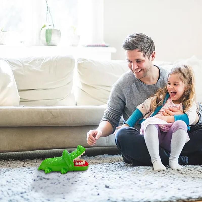 Krokodilli hoiupõrsas sõrmed hammustavad hambaid ohutu lastele mänguasjad müntide raha säästukarp Naljakas vanema ja lapse suhtlusmäng sünnipäevakingitus