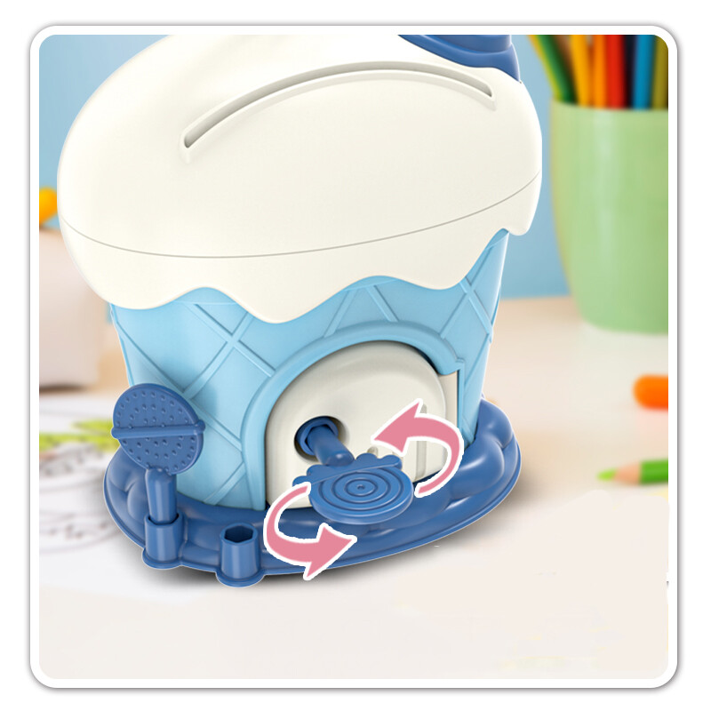 Dječja kasica prasica Crtani DIY naljepnice Ice Cream Hut kasica prasica Kutija za uštedu s ključevima Kawaii igračka velikog kapaciteta za djecu Poklon