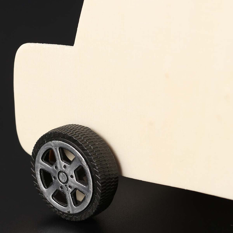 Дървена касичка във формата на кола Кутия за спестяване на пари Креативна банка за монети Направи си сам Креативни образователни играчки гърне за спестяване