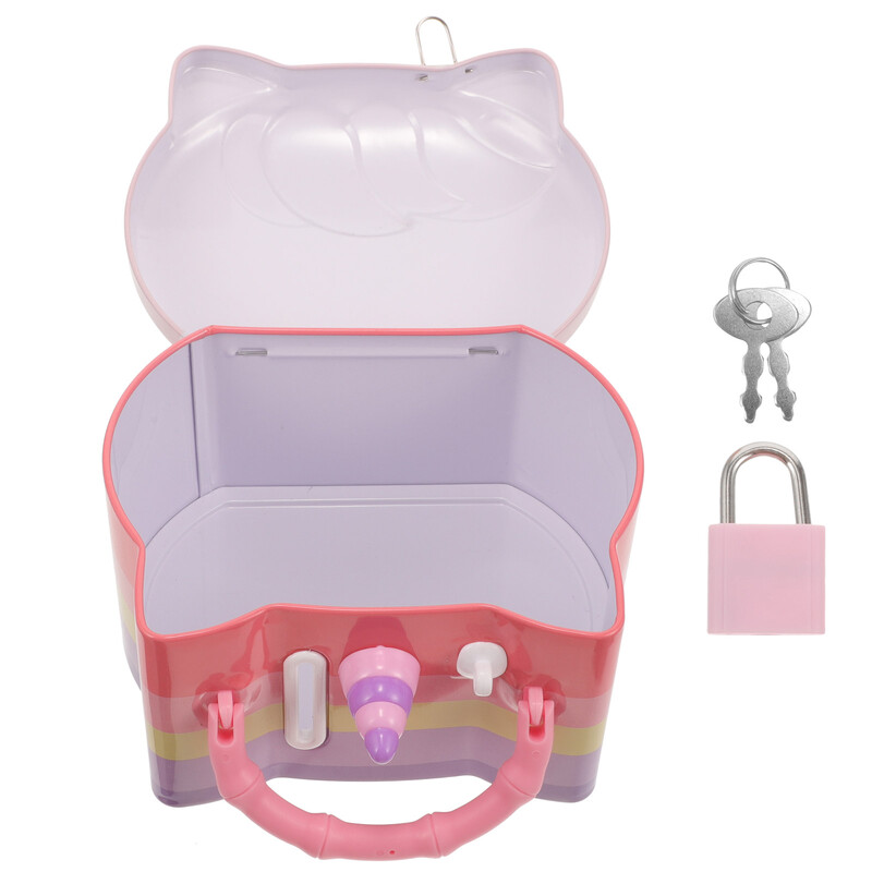 Детска касичка Момичета Малки банки Карикатурен подарък Метално малко дете