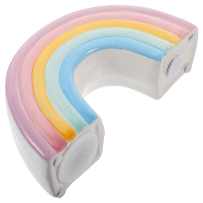 Rainbow Saving Pot Money Ornament hoiupõrsas lauaarvuti mänguasjad Multifilm Mündi konteiner laps