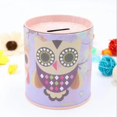 Potpuno nova metalna kasica prasica Kutija za novčiće Spremište za nakit Mini limeni poklon Slatki organizator Ušteda Dodaci za dom Dekoracija dnevne sobe