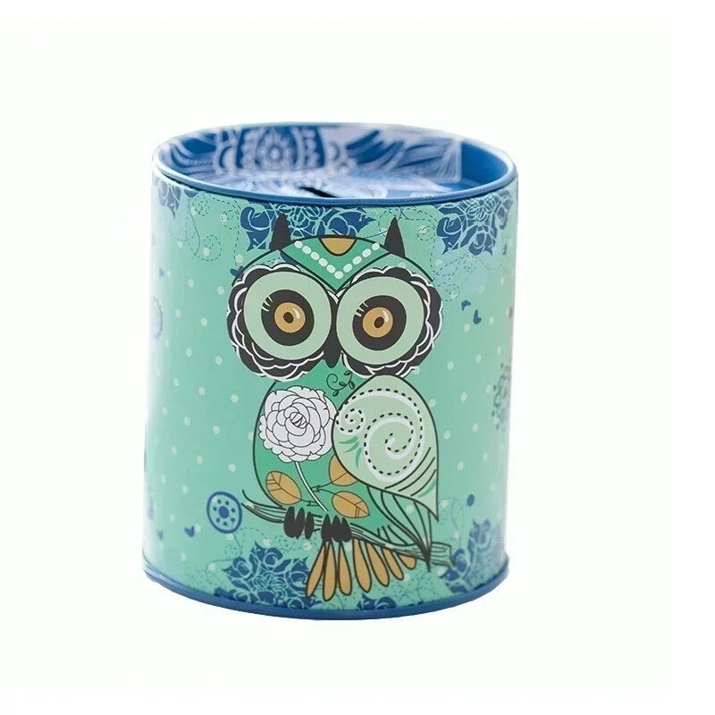 Potpuno nova metalna kasica prasica Kutija za novčiće Spremište za nakit Mini limeni poklon Slatki organizator Ušteda Dodaci za dom Dekoracija dnevne sobe