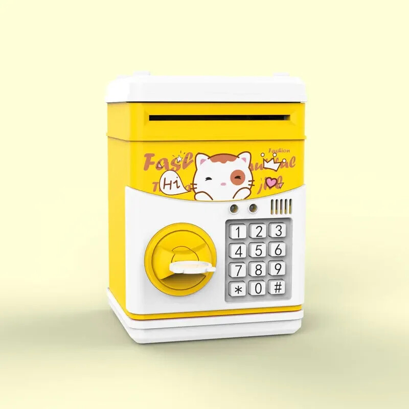 1kom višenamjenska kasica prasica Nesalomljiva dječja dječja kutija za pohranu kovanica staklenka za pohranu rođendanskih poklona igračke (otvorena ključem)