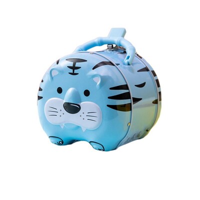 Tiger Piggy Bank Сладка касичка за пари Желязен сейф Подарък за детски рожден ден Креативна декорация на работния плот Играчки Съхранение на монети
