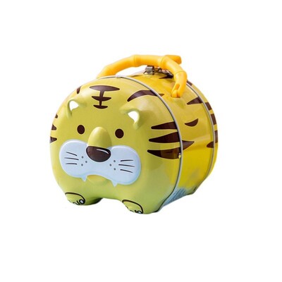 Tiger Piggy Bank Сладка касичка за пари Желязен сейф Подарък за детски рожден ден Креативна декорация на работния плот Играчки Съхранение на монети