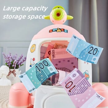 Παιδικά παιχνίδια Rocket Piggy Bank Παιχνίδια ATM Piggy Bank Διακόσμηση σπιτιού Προβολή Παιχνίδια για αγόρια κορίτσια Χριστουγεννιάτικο δώρο γενεθλίων