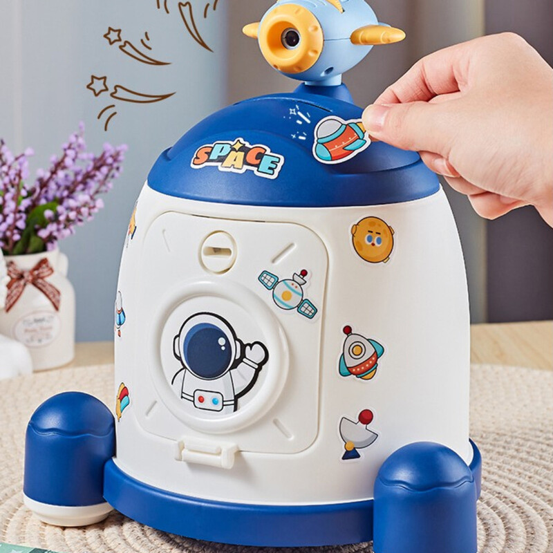 Dječje igračke raketne kasice prasice Višenamjenski bankomat Kasica prasica Dekoracija doma Projekcijske igračke za dječake Djevojčice Božićni rođendanski poklon