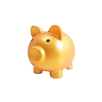 Νέο δημιουργικό Golden Pig Piggy Bank Νέα Τράπεζα νομισμάτων Χαριτωμένο καρτούν κουμπαράς Gift Craft Money box Ταμιευτήριο Διακόσμηση σπιτιού