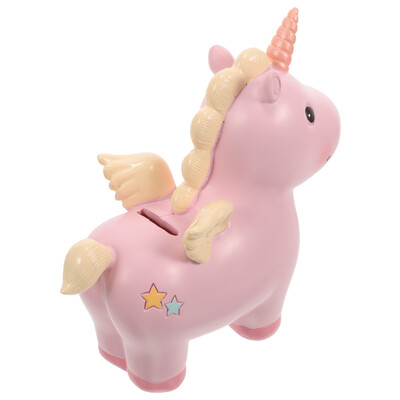 ToddMomy Rainbow Piggy Bank Момичета Смола Касичка Играчка Детски банки с пари Банки с монети Подаръци