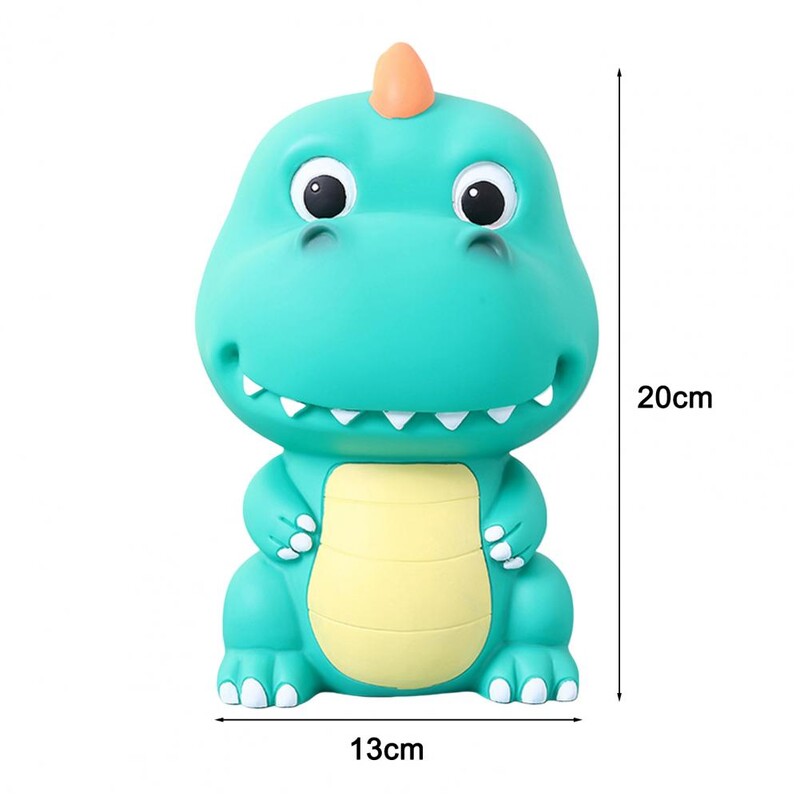 Детска касичка динозавър касичка Капацитет Държач за съхранение на пари Мултифункционална винилова гърне за пестене Детски карикатури Момчета Момичета