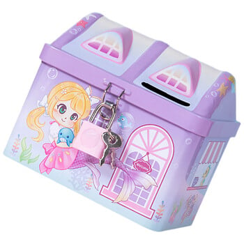 Toyandona Unicorn Piggy Bank Mermaid Girls Piggy Bank Toddler Desktop Στολίδι σε σχήμα Piggy Bank Δωμάτιο για κορίτσι παιχνίδι