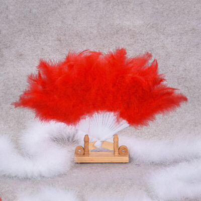 pahuljasti kostim od mekog perja, ručna sklopiva lepeza Ženska ženska zabava Kazališna kugla Lepeze za svatove Rekviziti veer ručne