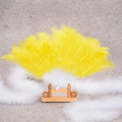 pahuljasti kostim od mekog perja, ručna sklopiva lepeza Ženska ženska zabava Kazališna kugla Lepeze za svatove Rekviziti veer ručne