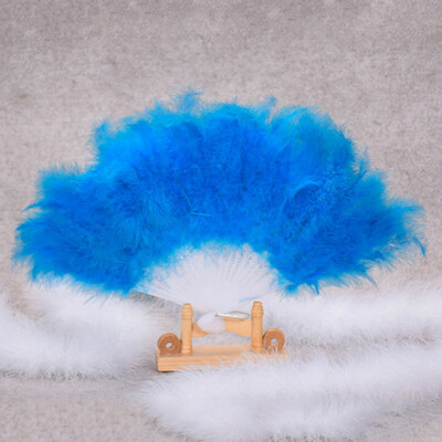 pahuljasti kostim od mekog perja, ručna sklopiva lepeza Ženska ženska zabava Kazališna kugla Lepeze za svatove Rekviziti veer ručne