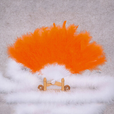 pahuljasti kostim od mekog perja, ručna sklopiva lepeza Ženska ženska zabava Kazališna kugla Lepeze za svatove Rekviziti veer ručne