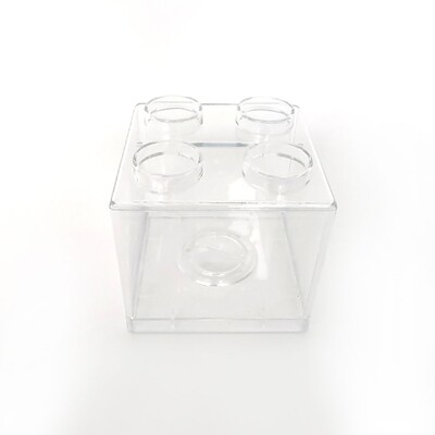 Кутия за пари Строителен блок Кутия за спестяване Прозрачни пластмасови блокове Касичка Калъф за съхранение на монети Детска играчка Кутии за подарък за смяна на монети Домашен декор