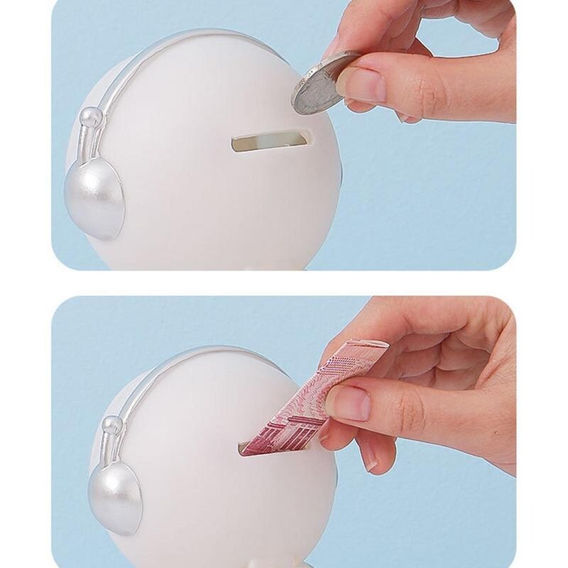 Astronaut öövalgus hoiupõrsas voodikaunistusega lambid Loomingulised kujukesed, mündiraha säästukarbi mänguasi lastele sünnipäevakingitused