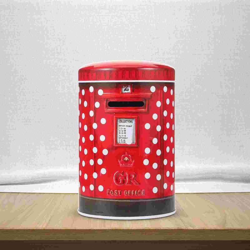 Pinigų dėžutės monetos Sausainių dėžutės Didelės banko metalinės santaupos stiklainis Didelis mielas kūrybinis seifas